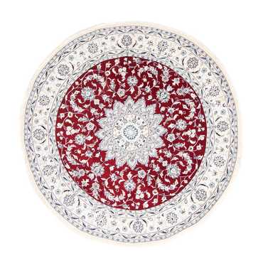 Perser Rug - Nain round  - 250 x 250 cm - dark red