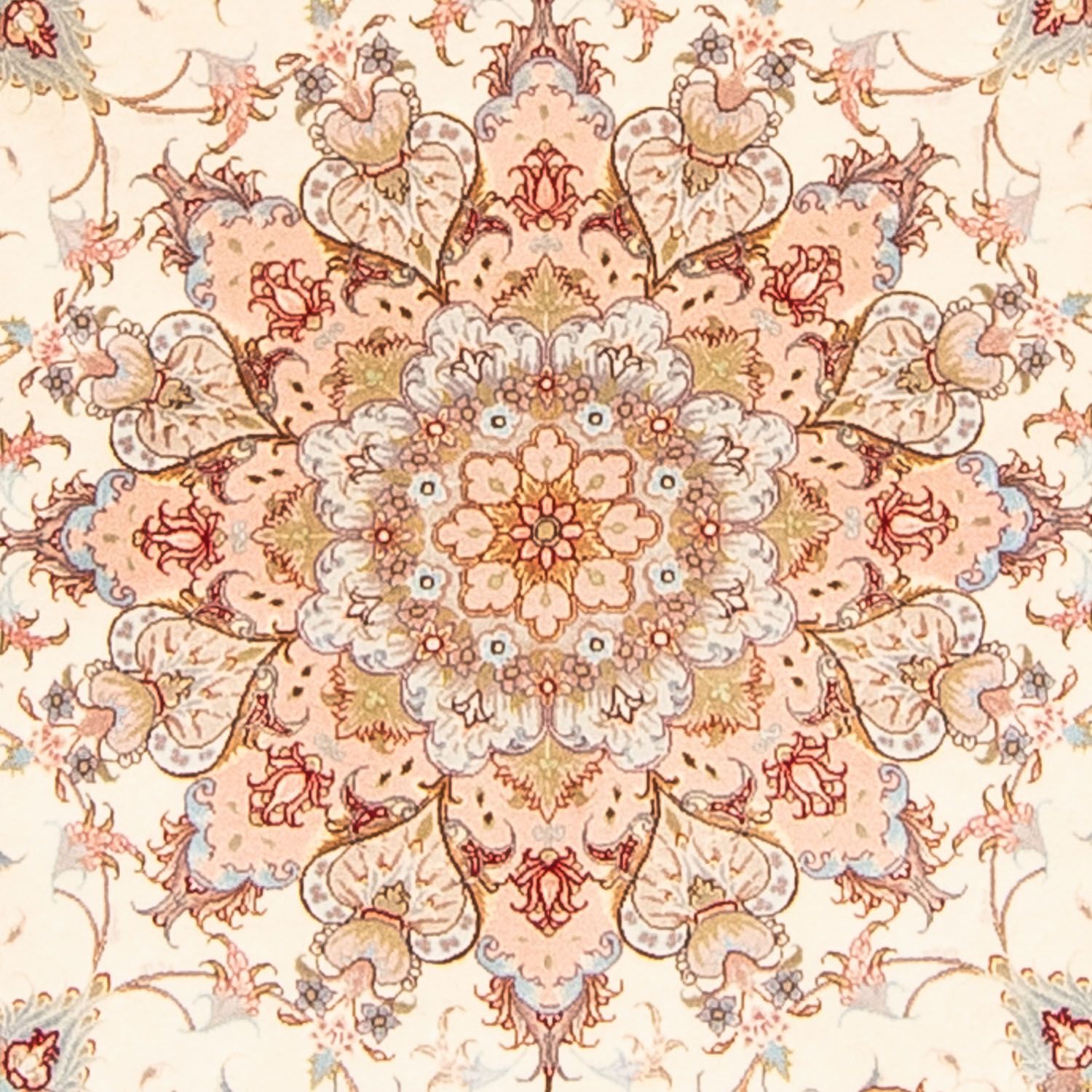 Perser Rug - Tabriz - Royal round  - 208 x 208 cm - beige