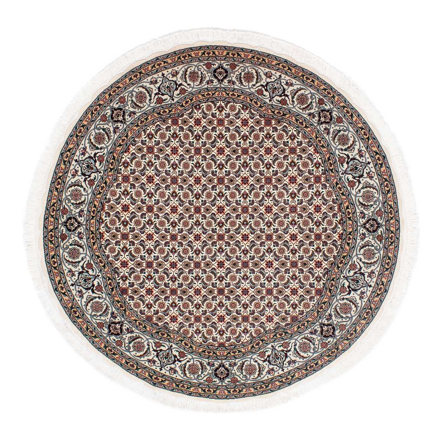 Perser Rug - Tabriz - Royal round  - 151 x 151 cm - beige