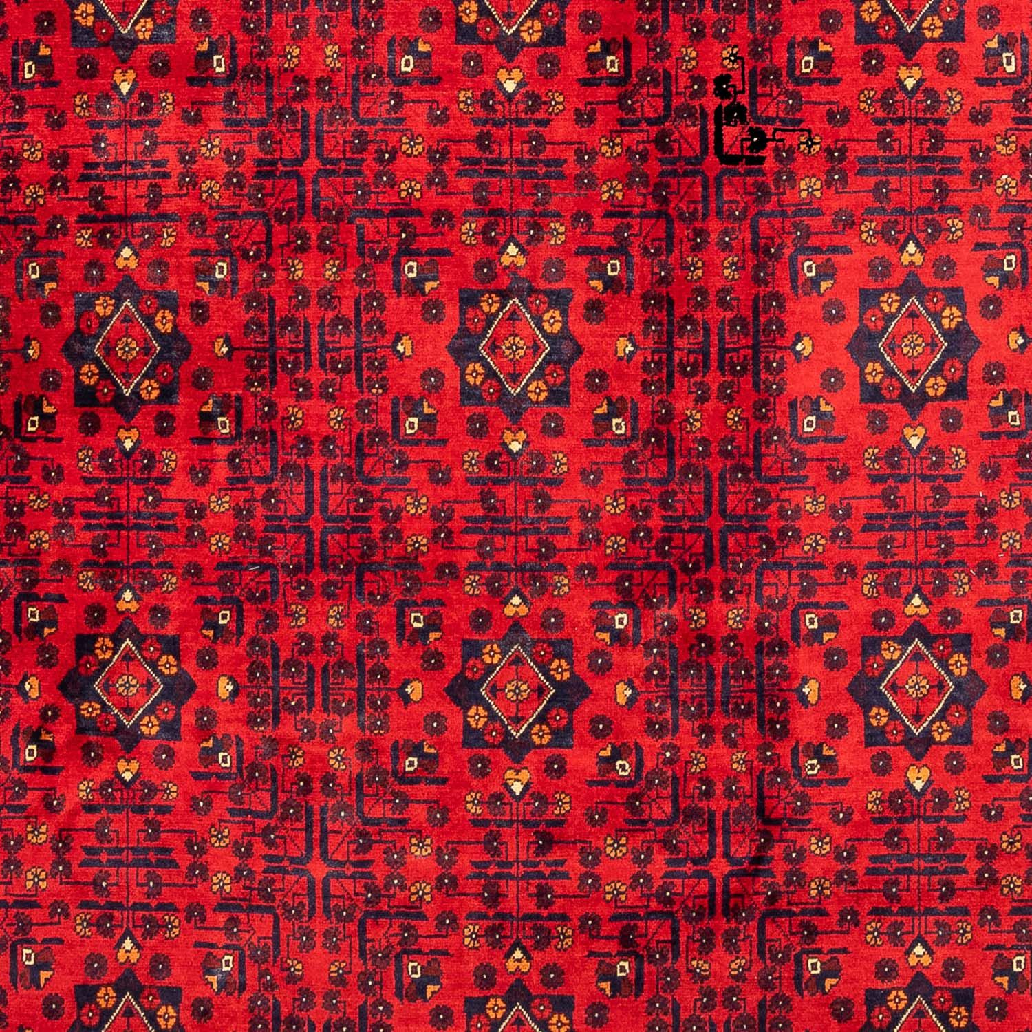 Afghan Rug - Kunduz - 287 x 199 cm - dark red