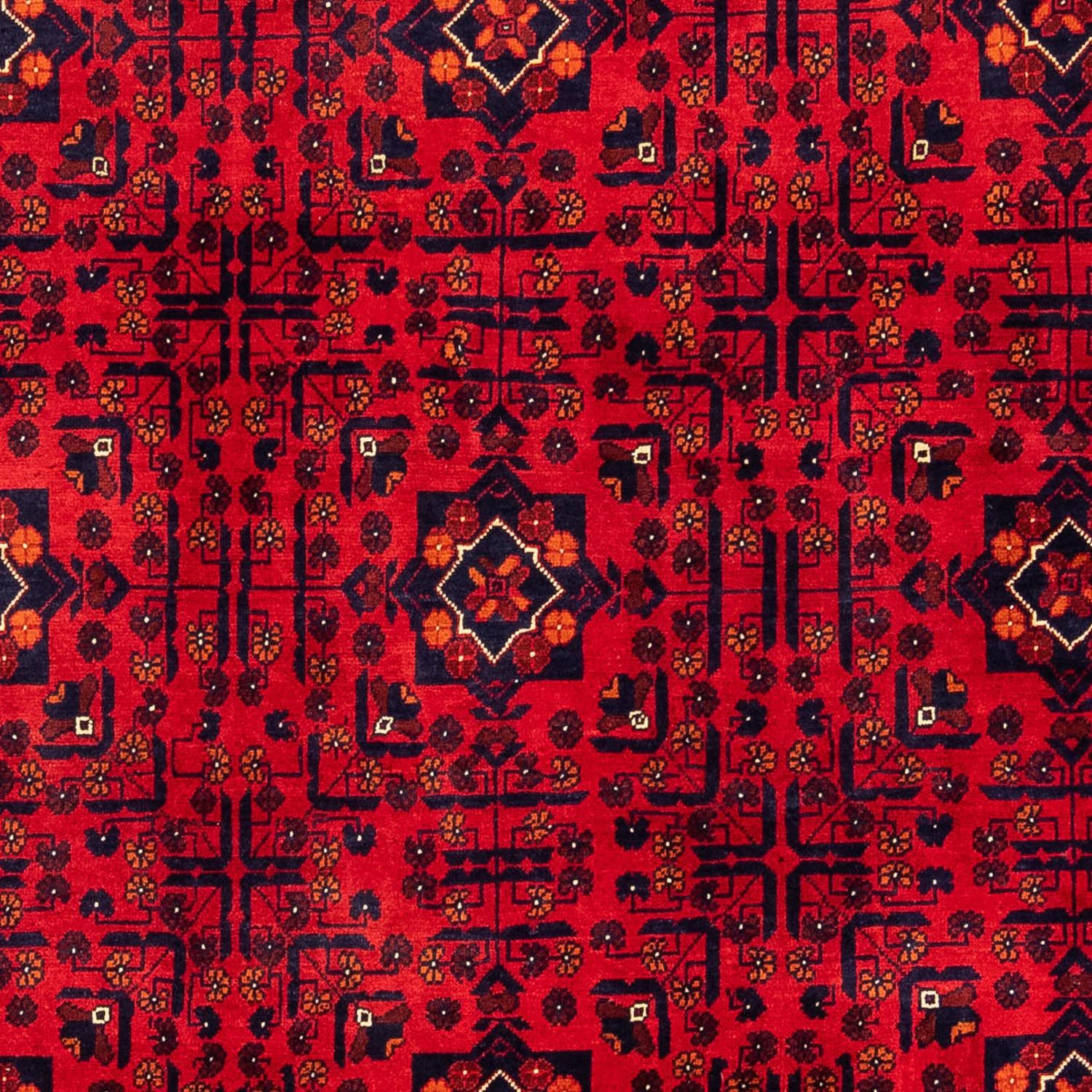 Afghan Rug - Kunduz - 301 x 205 cm - dark red