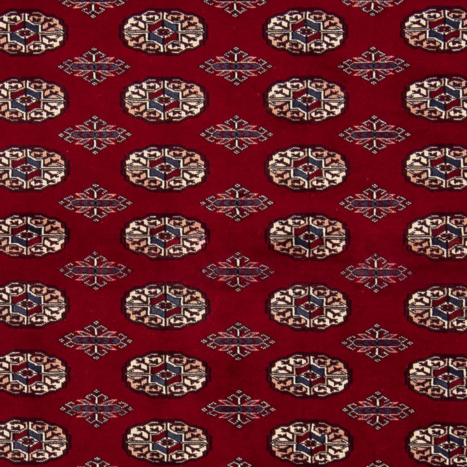 Afghan Rug - Bukhara - 240 x 170 cm - dark red