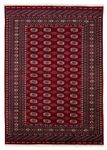 Afghan Rug - Bukhara - 240 x 170 cm - dark red