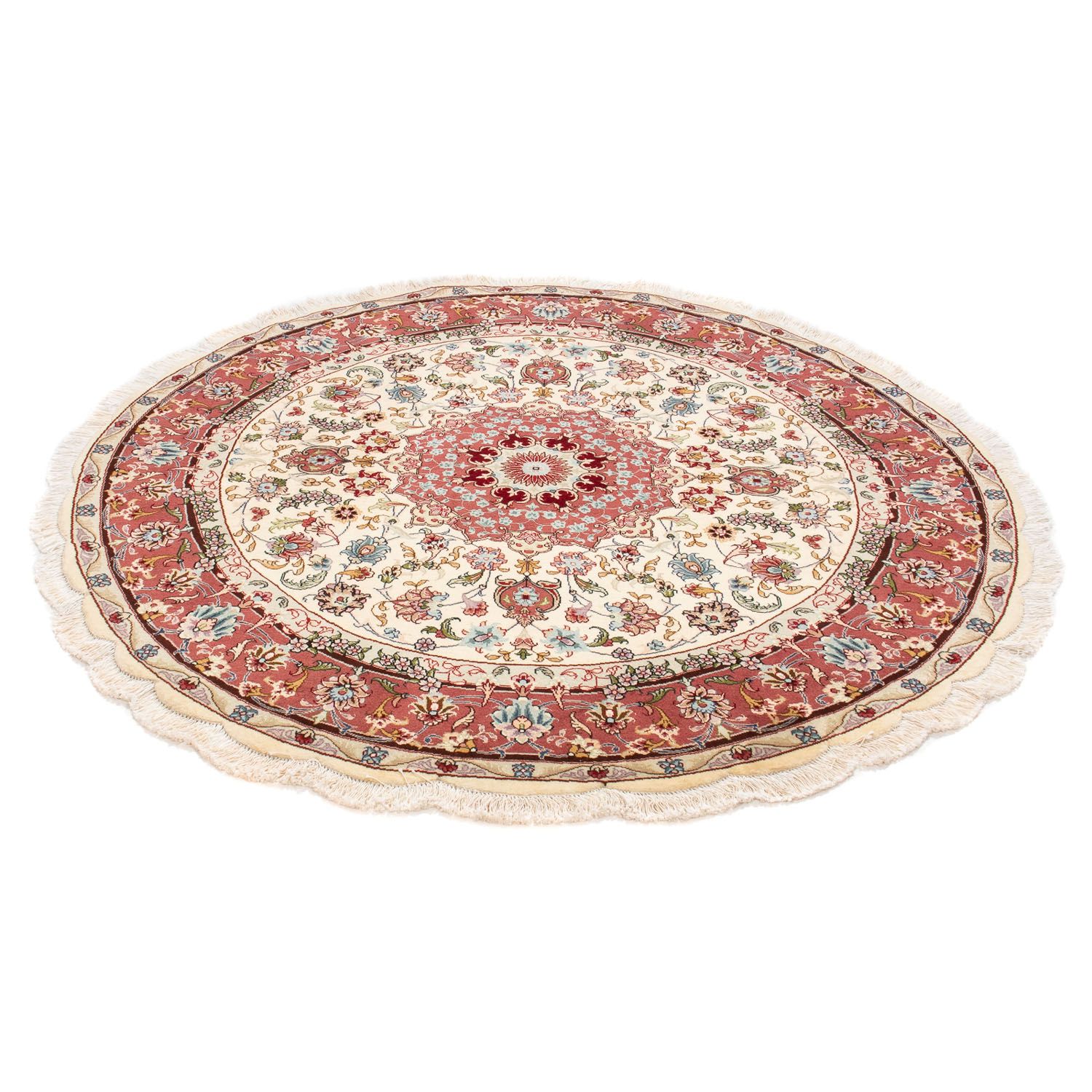 Perser Rug - Tabriz - Royal round  - 145 x 145 cm - beige