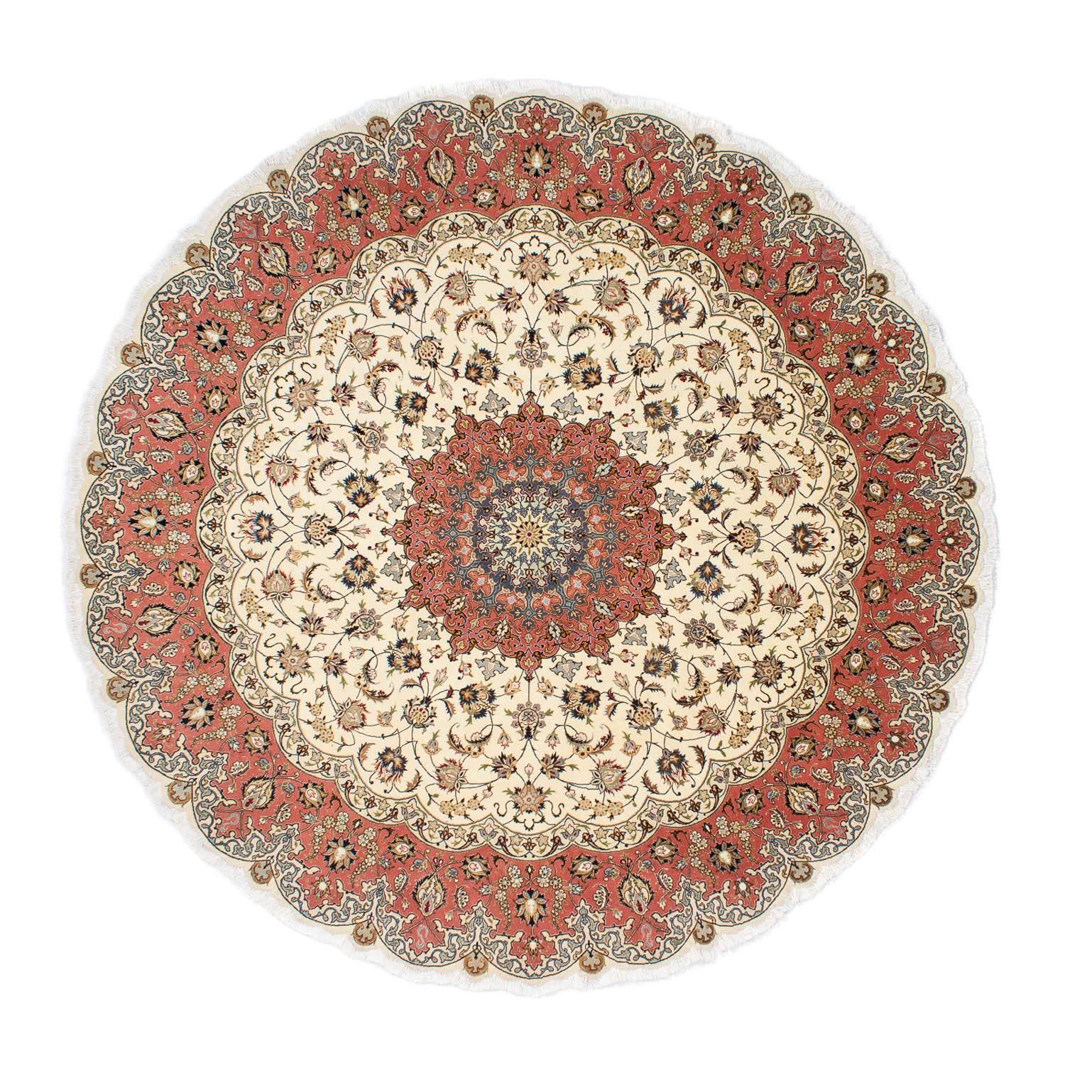 Perser Rug - Tabriz - Royal round  - 242 x 242 cm - beige