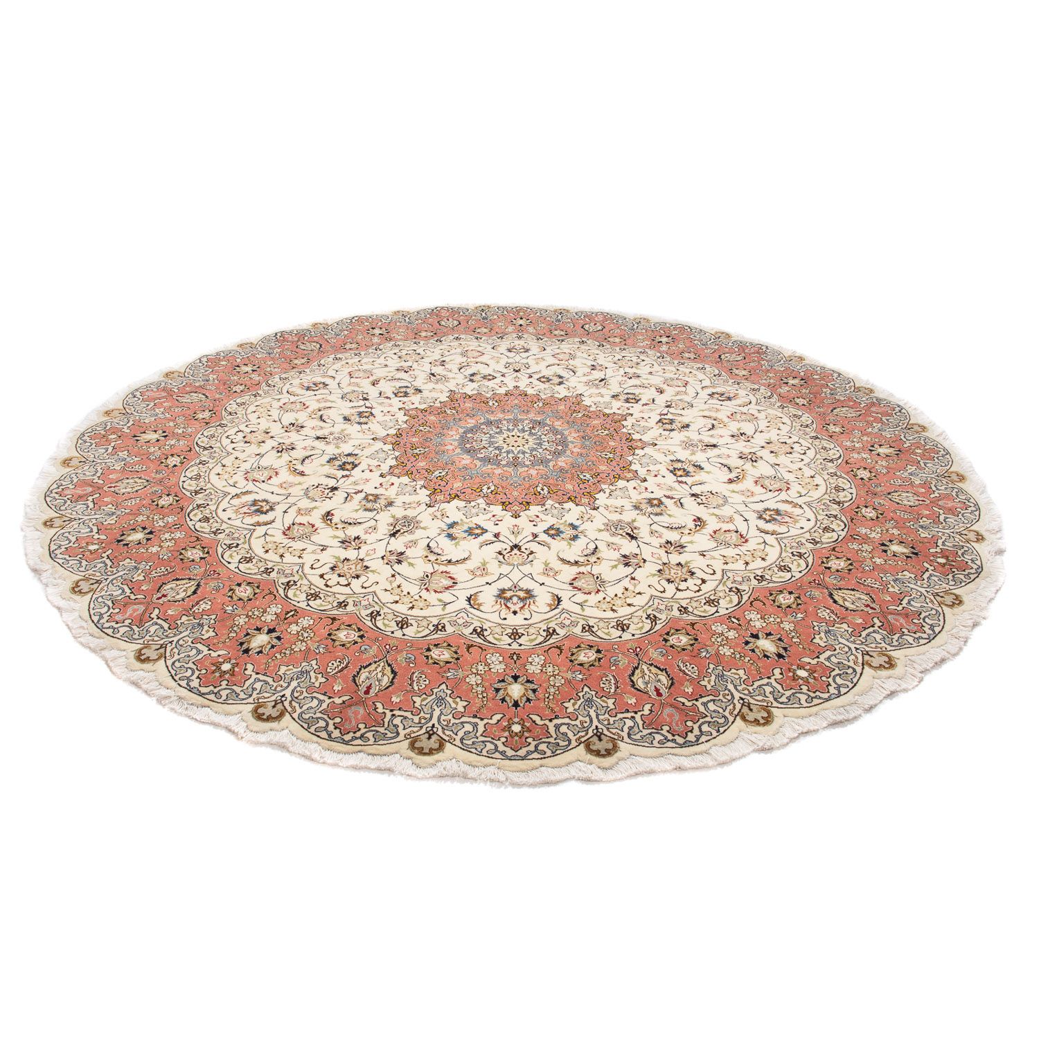 Perser Rug - Tabriz - Royal round  - 242 x 242 cm - beige