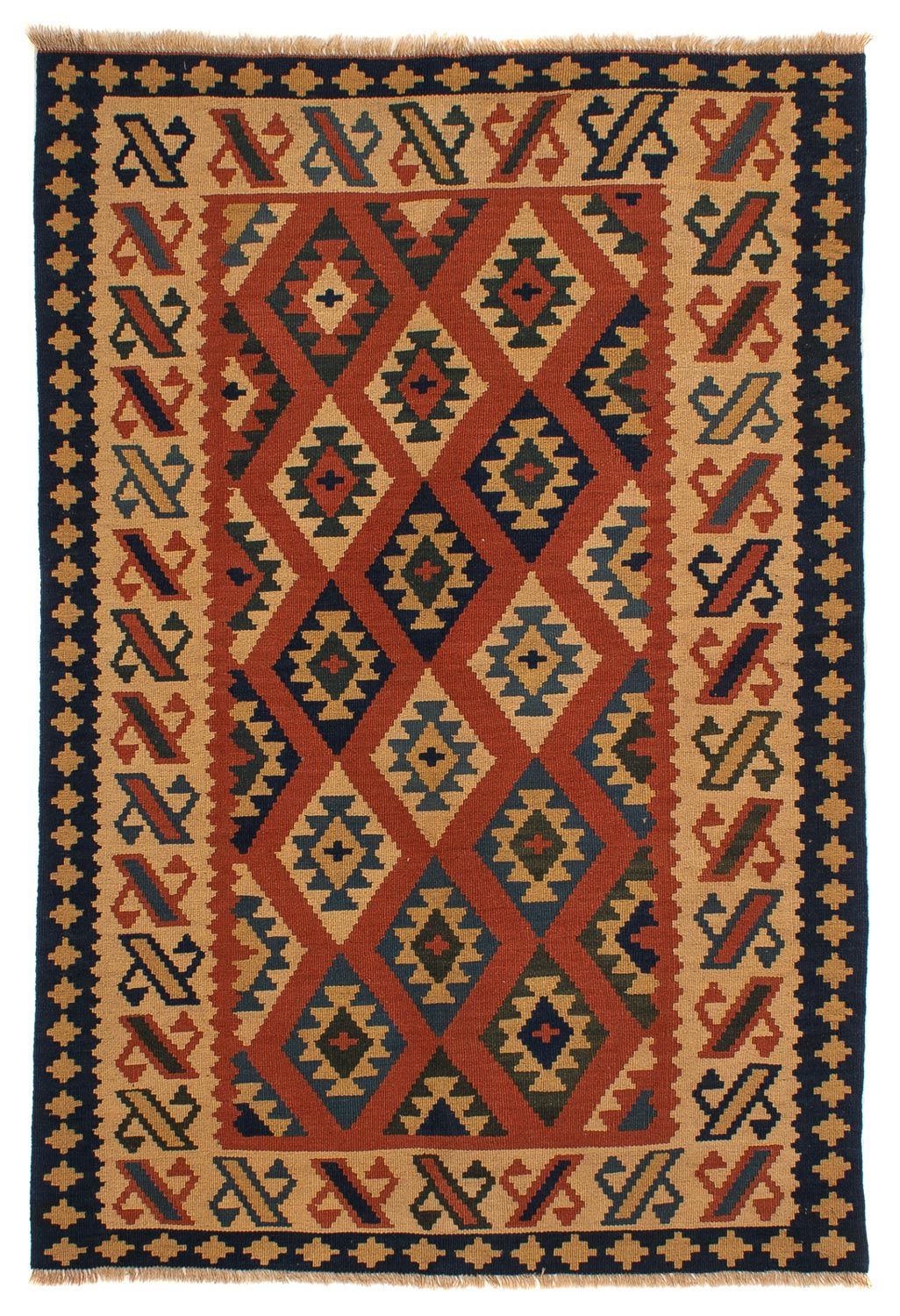 Kelim Rug - Oriental - 210 x 149 cm - brown