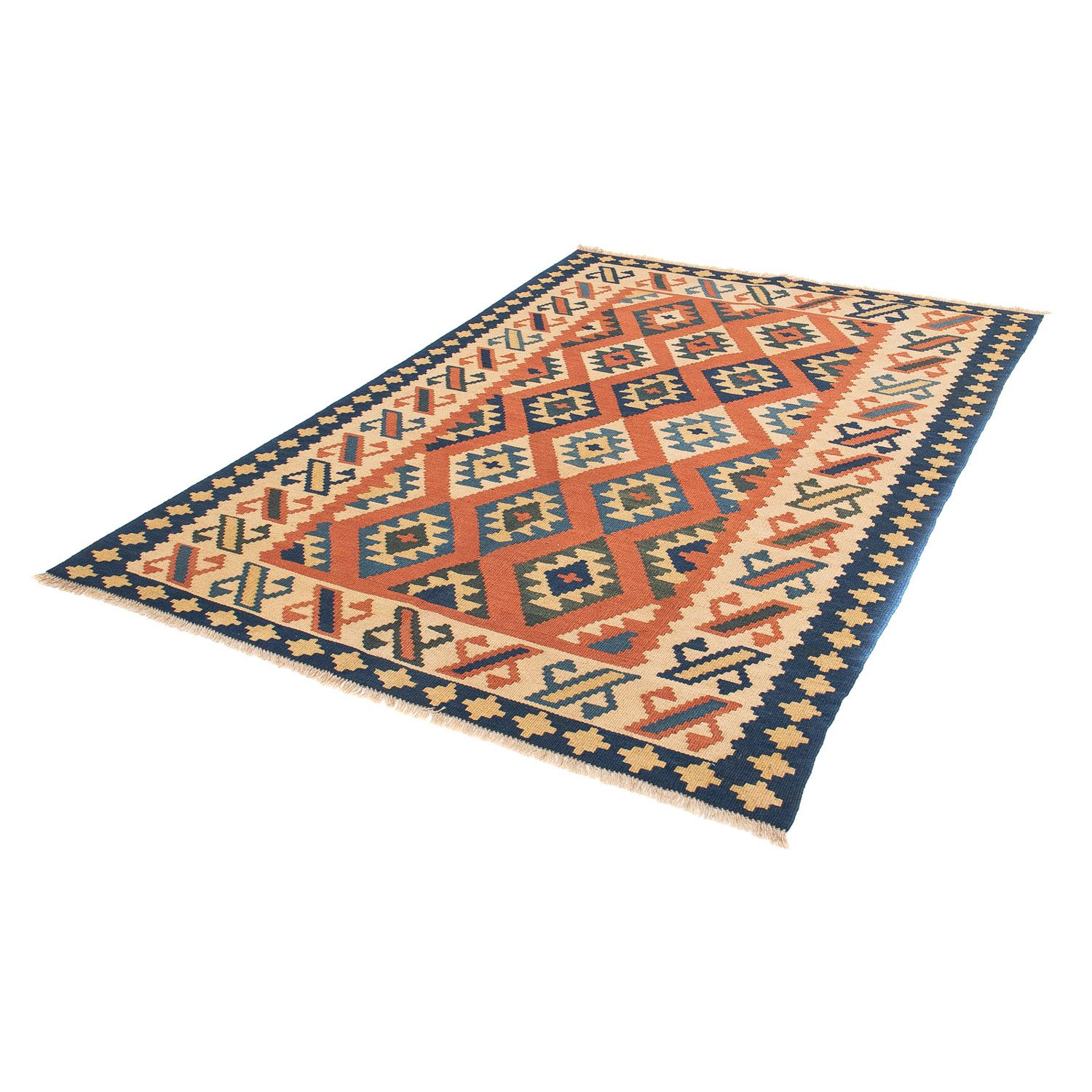 Kelim Rug - Oriental - 210 x 149 cm - brown