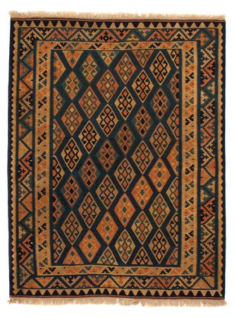 Kelim Rug - Oriental - 195 x 157 cm - dark blue