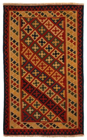 Kelim Rug - Oriental - 211 x 146 cm - dark red