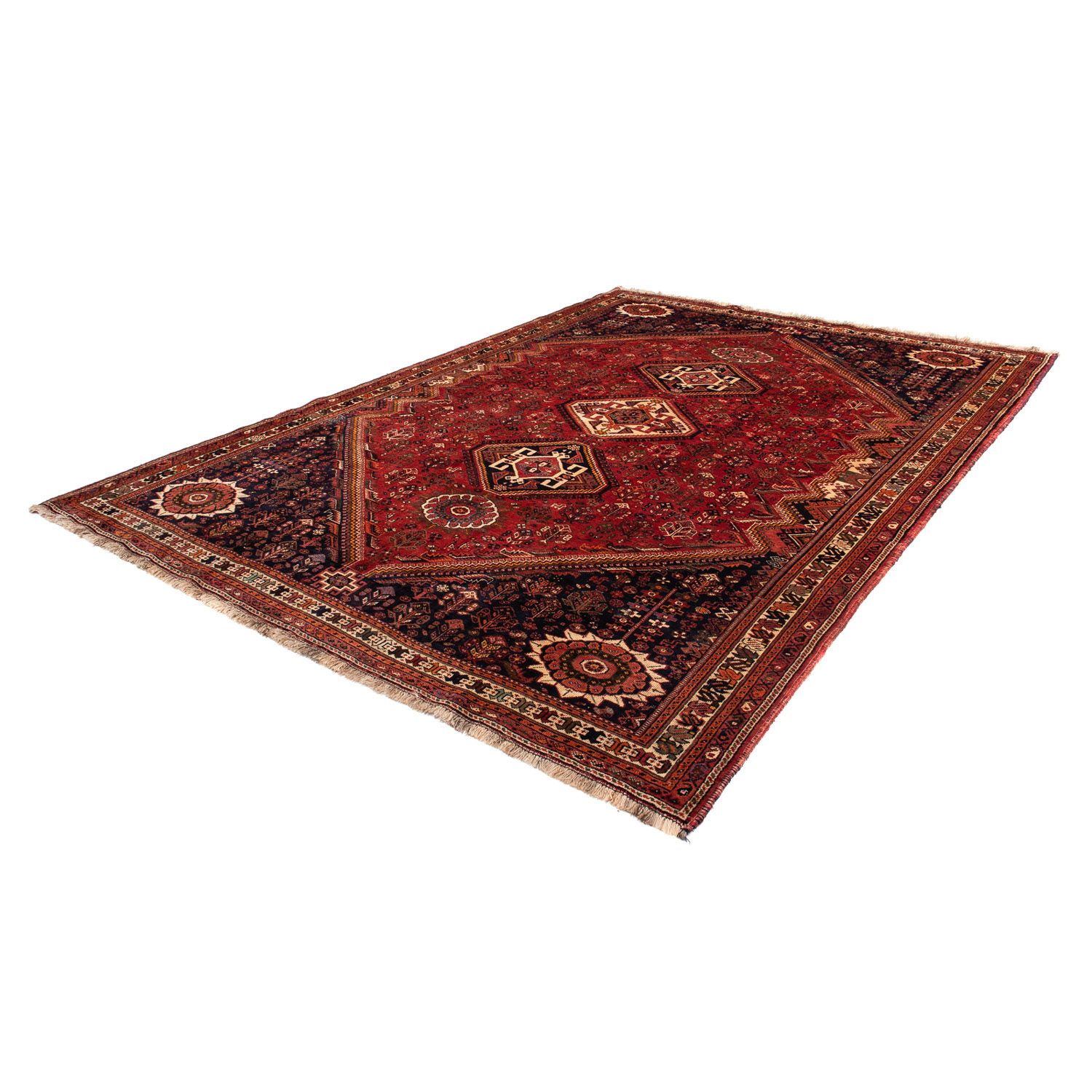 Perser Rug - Nomadic - 322 x 225 cm - dark red