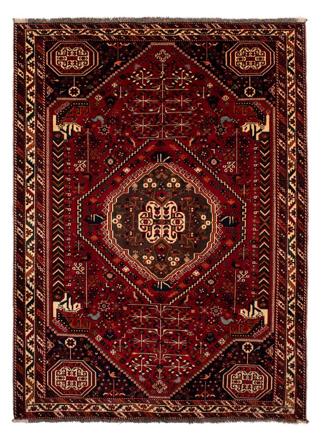 Perser Rug - Nomadic - 293 x 211 cm - dark red