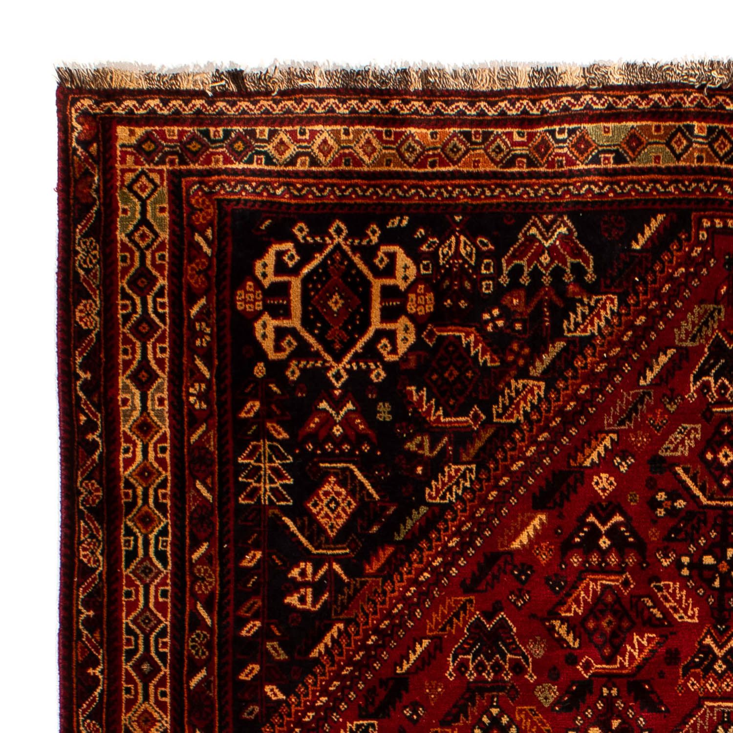 Perser Rug - Nomadic - 294 x 190 cm - dark red