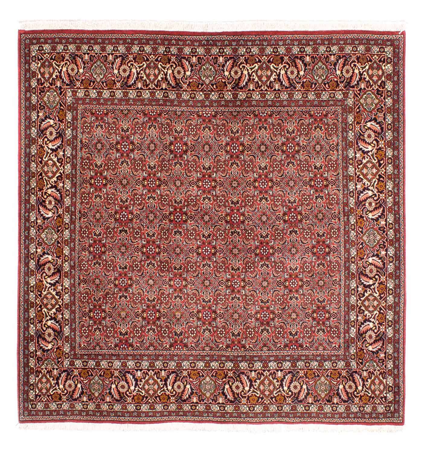 Perser Rug - Bidjar square  - 197 x 190 cm - light red