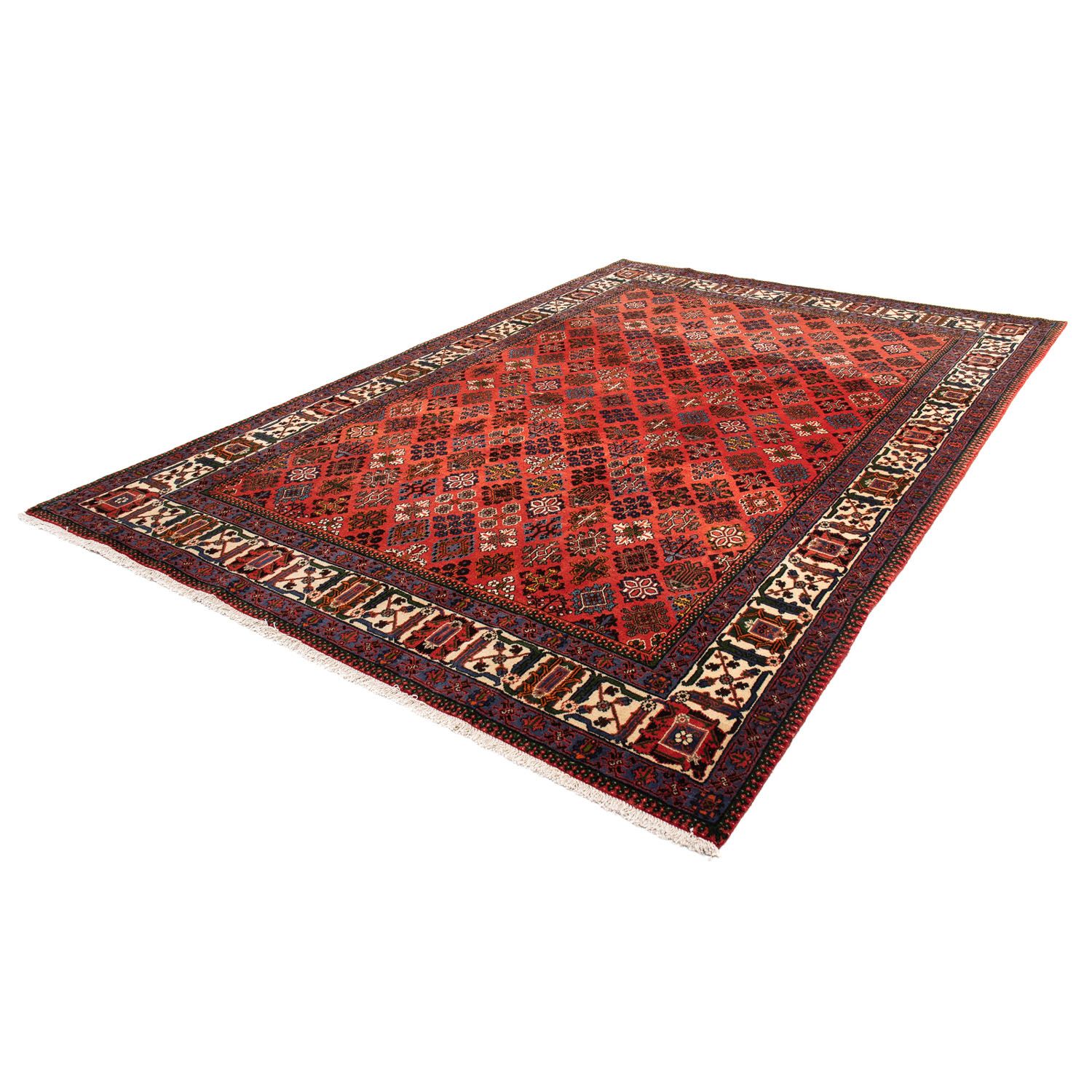 Perser Rug - Nomadic - 302 x 210 cm - dark red