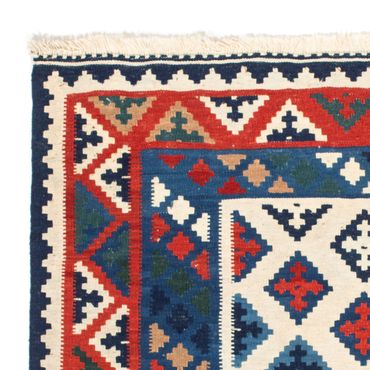 Kelim Rug - Oriental square  - 104 x 102 cm - multicolored