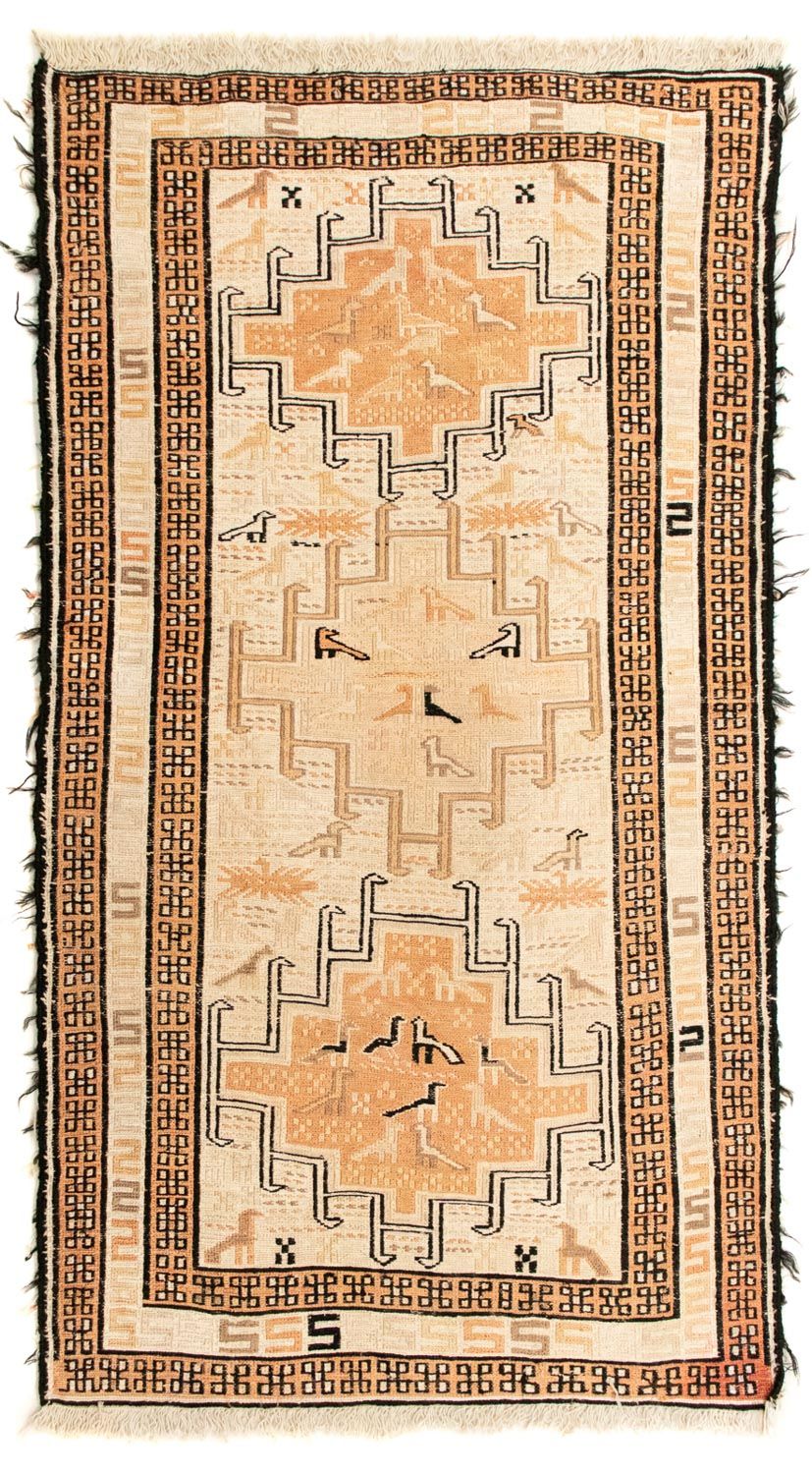 Kelim Rug - Oriental - 107 x 63 cm - beige