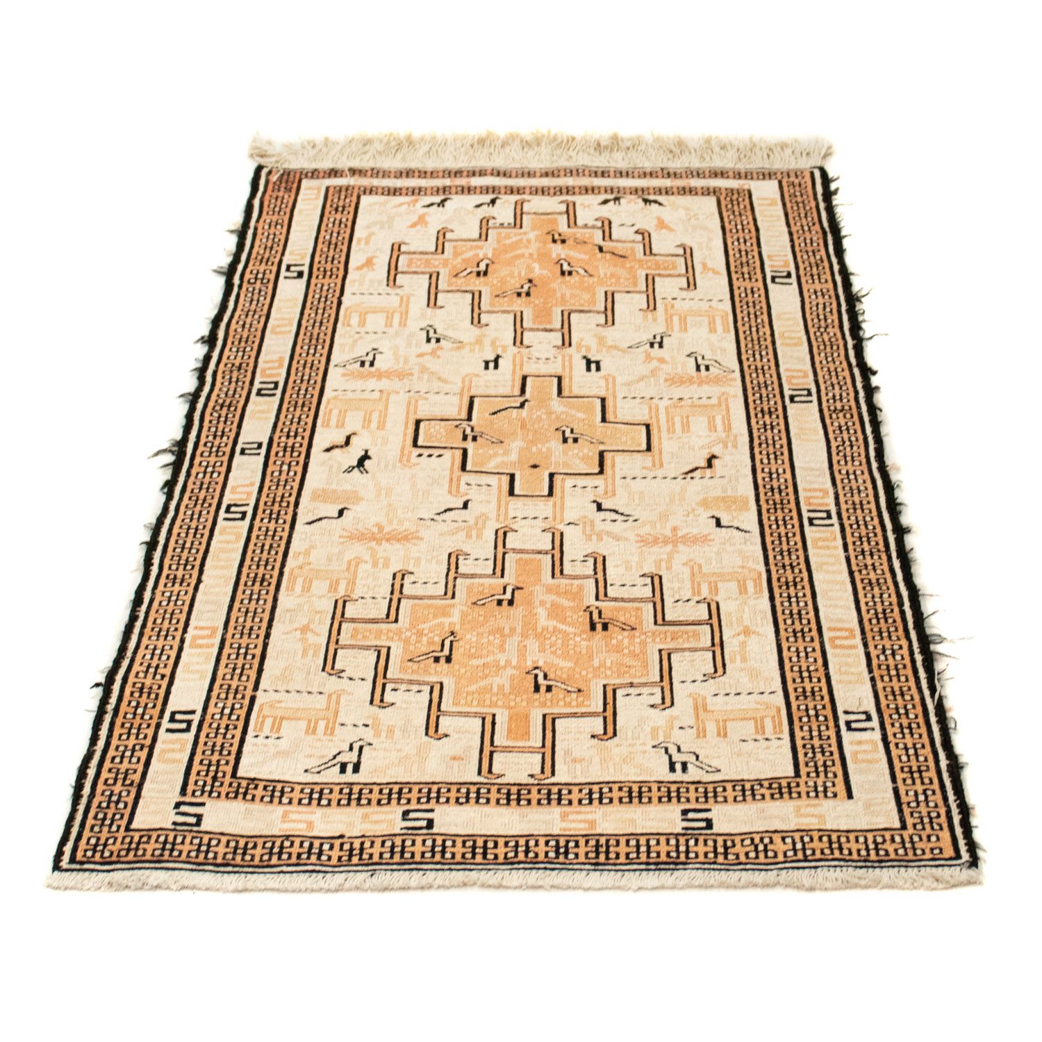 Kelim Rug - Oriental - 101 x 65 cm - beige