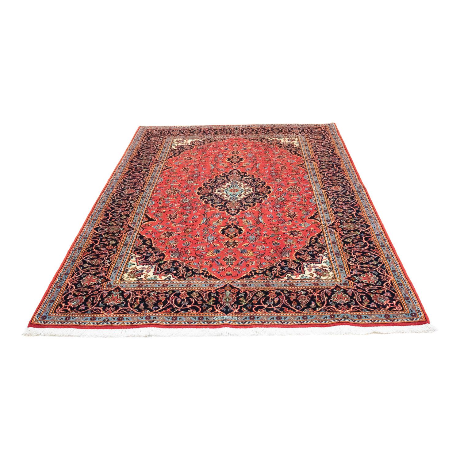 Perser Rug - Keshan - 218 x 144 cm - red