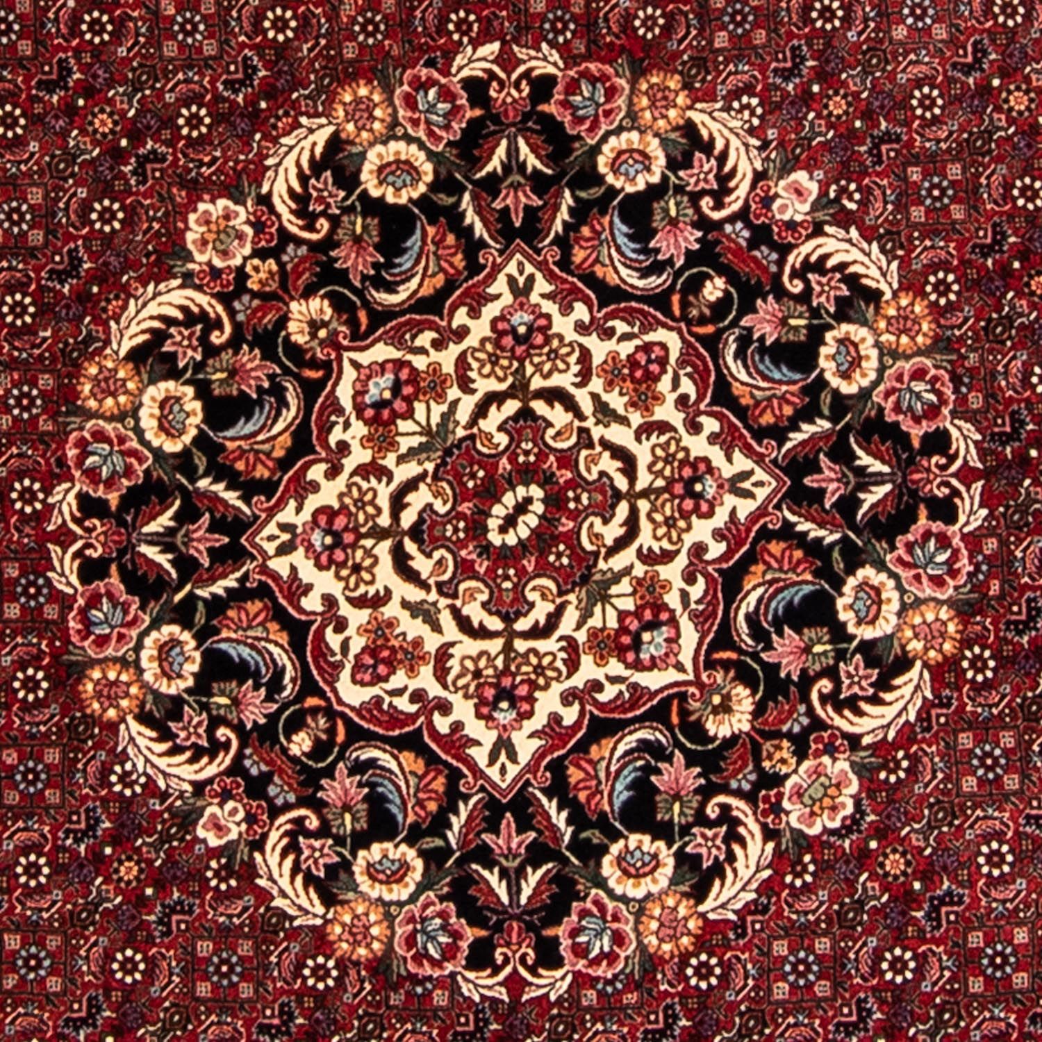 Perser Rug - Bidjar round  - 205 x 205 cm - dark red