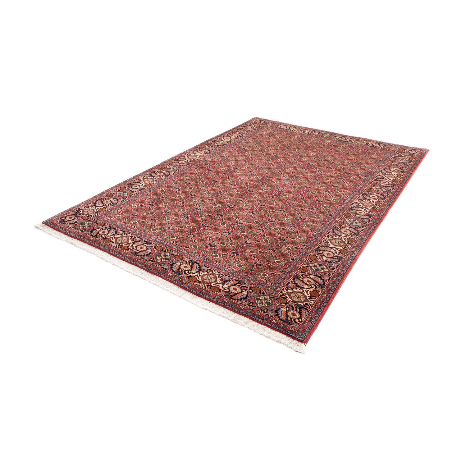 Perser Rug - Bidjar - 246 x 170 cm - dark red