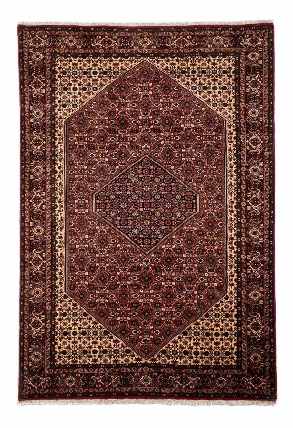 Perser Rug - Bidjar - 297 x 202 cm - dark red