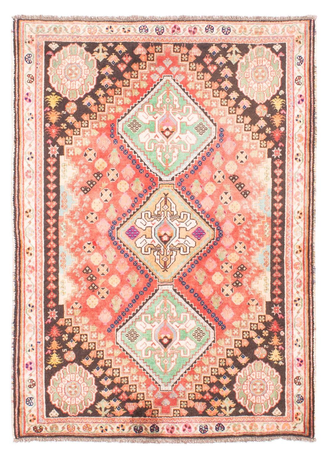 Perser Rug - Nomadic - 162 x 116 cm - rose