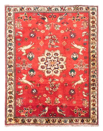 Perser Rug - Nomadic - 162 x 120 cm - dark red