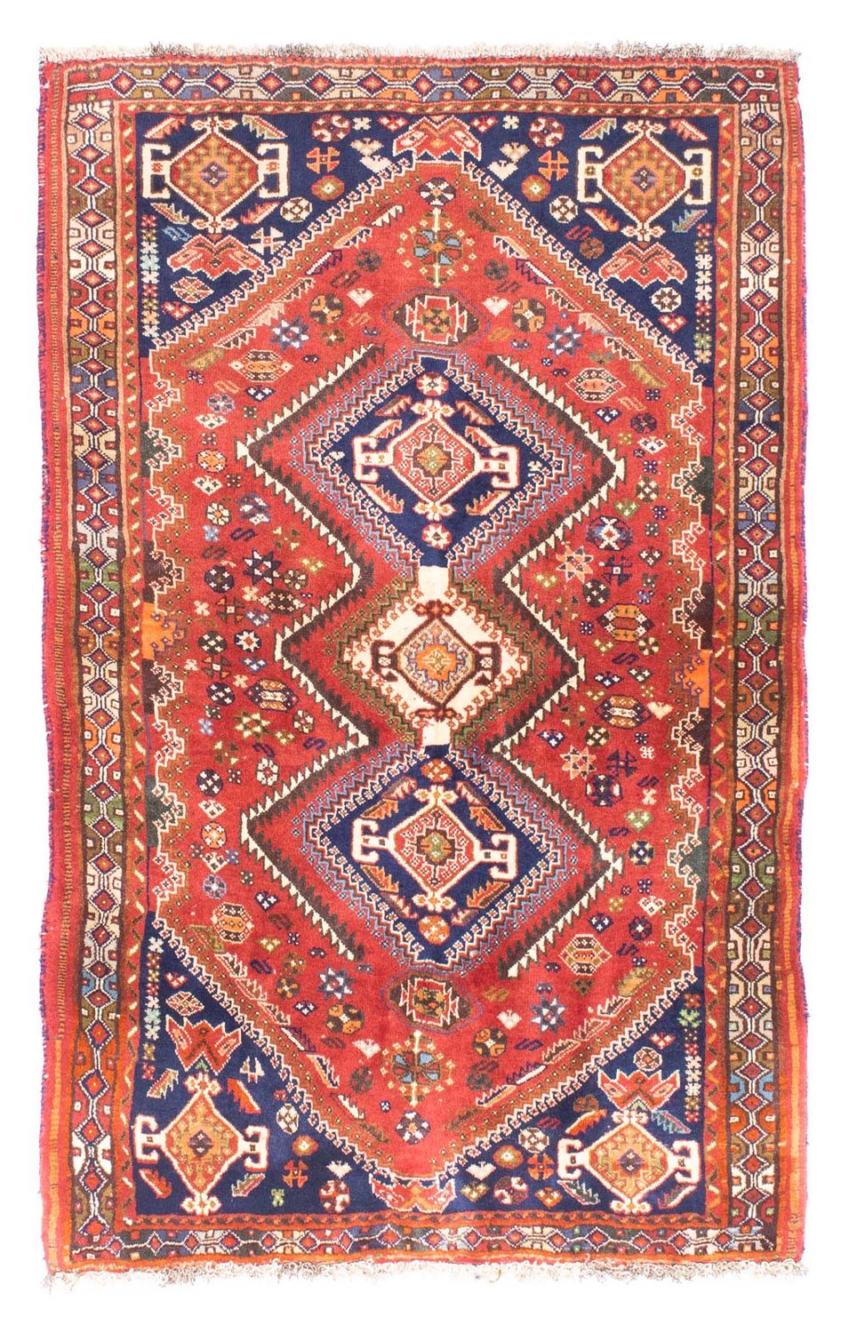 Perser Rug - Nomadic - 170 x 105 cm - dark red