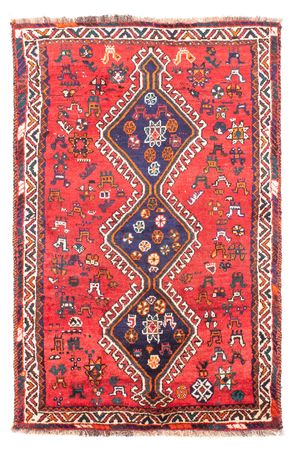 Perser Rug - Nomadic - 170 x 117 cm - dark red