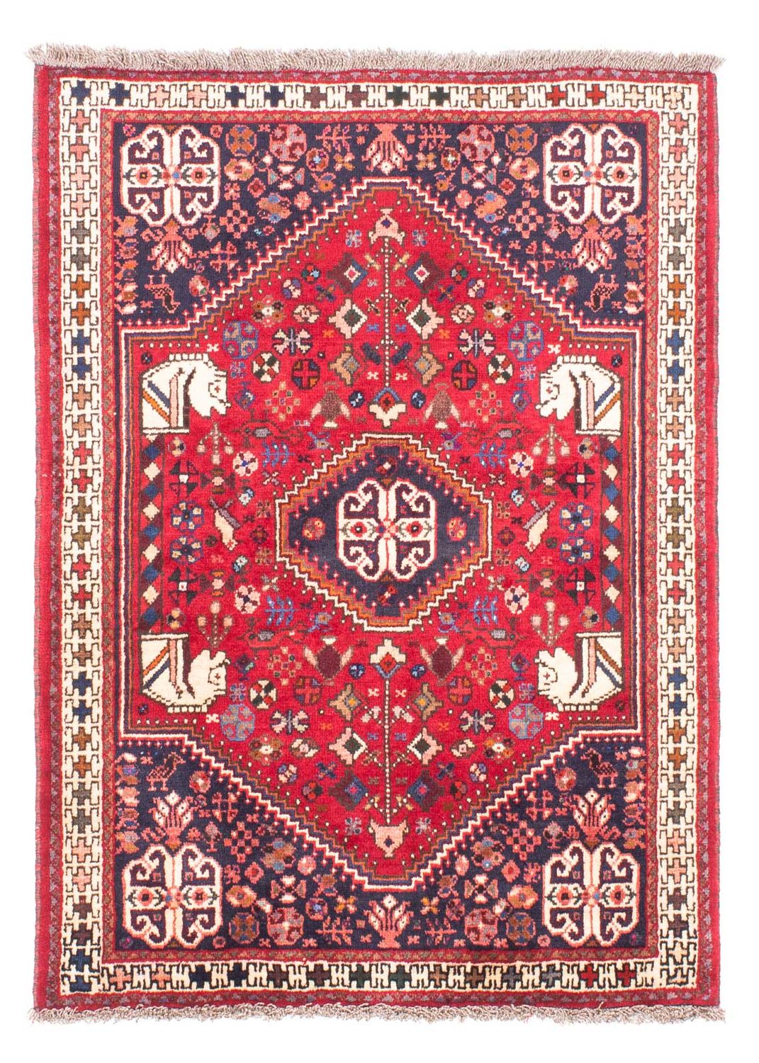 Perser Rug - Nomadic - 147 x 106 cm - red