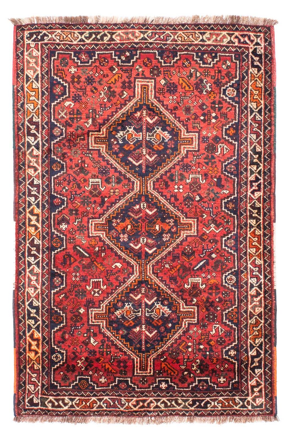 Perser Rug - Nomadic - 187 x 125 cm - dark red