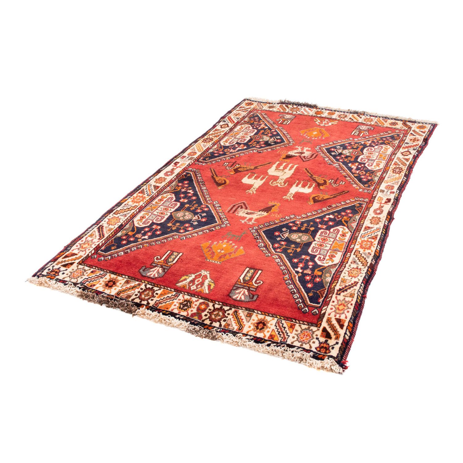 Perser Rug - Nomadic - 182 x 112 cm - dark red