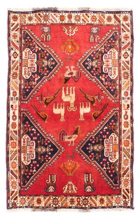 Perser Rug - Nomadic - 182 x 112 cm - dark red