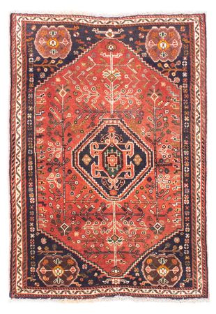 Perser Rug - Nomadic - 136 x 92 cm - dark red