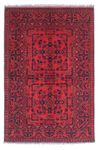 Afghan Rug - Kunduz - 144 x 98 cm - dark red