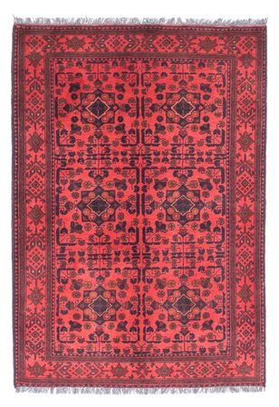 Afghan Rug - Kunduz - 149 x 103 cm - dark red