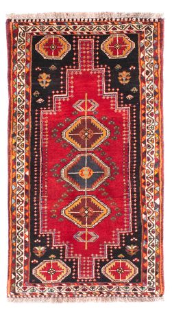 Perser Rug - Nomadic - 160 x 81 cm - dark red