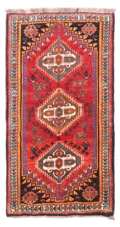 Perser Rug - Nomadic - 144 x 83 cm - red