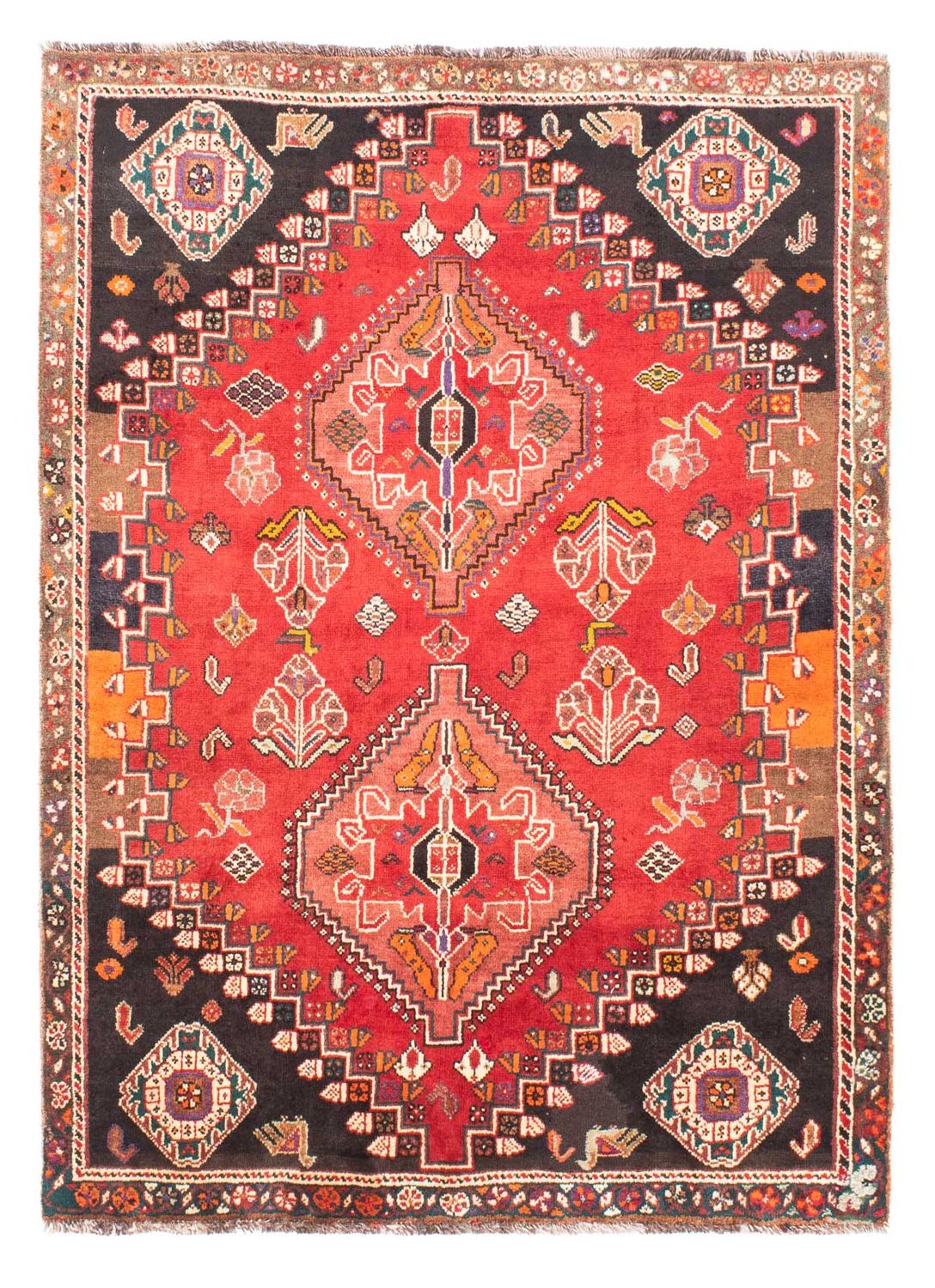 Perser Rug - Nomadic - 153 x 110 cm - dark red