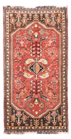 Runner Perser Rug - Nomadic - 160 x 83 cm - dark red