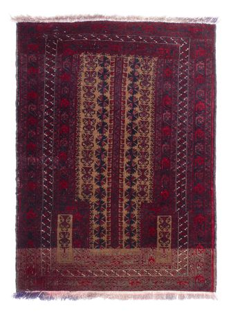 Belutsch Rug - 125 x 92 cm - dark red