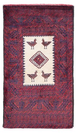 Belutsch Rug - 160 x 90 cm - red