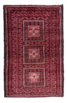 Belutsch Rug - 158 x 103 cm - dark red