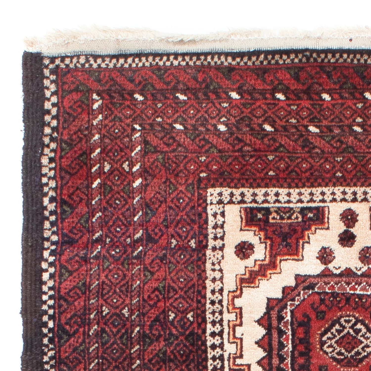 Belutsch Rug - 144 x 92 cm - dark red