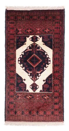 Belutsch Rug - 157 x 87 cm - dark red