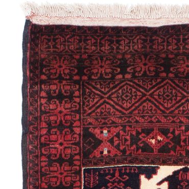 Belutsch Rug - 157 x 87 cm - dark red