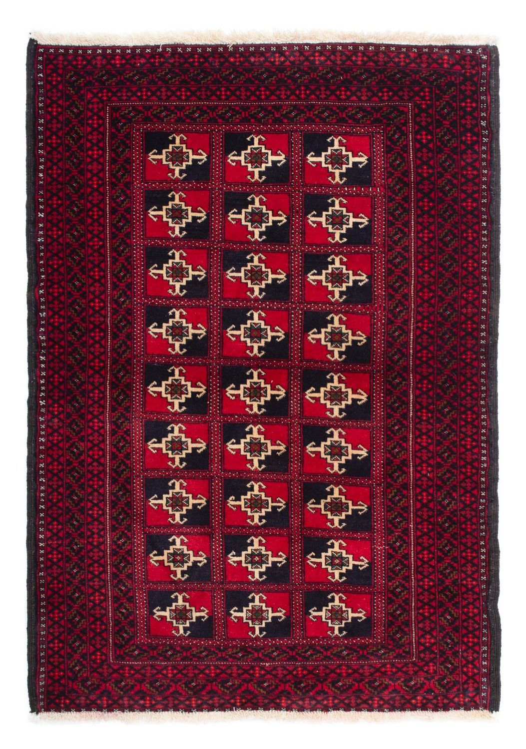 Belutsch Rug - 137 x 97 cm - dark red