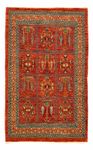 Gabbeh Rug - Kashkuli Perser - 134 x 84 cm - dark red