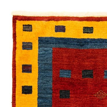 Gabbeh Rug - Loribaft Perser - 145 x 112 cm - dark red